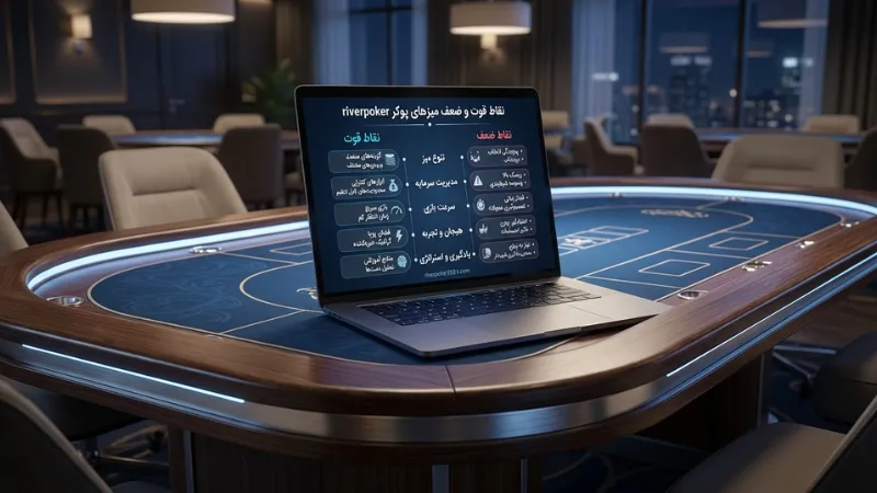 نقاط قوت و ضعف میزهای پوکر riverpoker