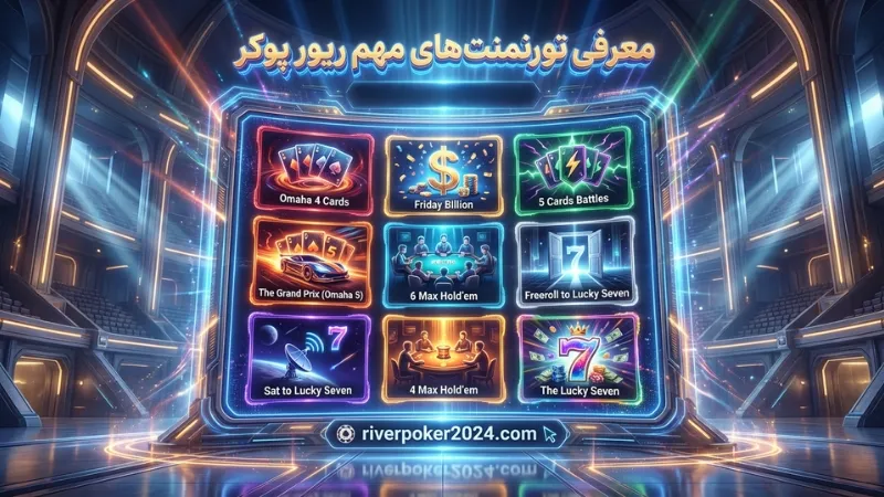 معرفی تورنمنت های مهم ریور پوکر